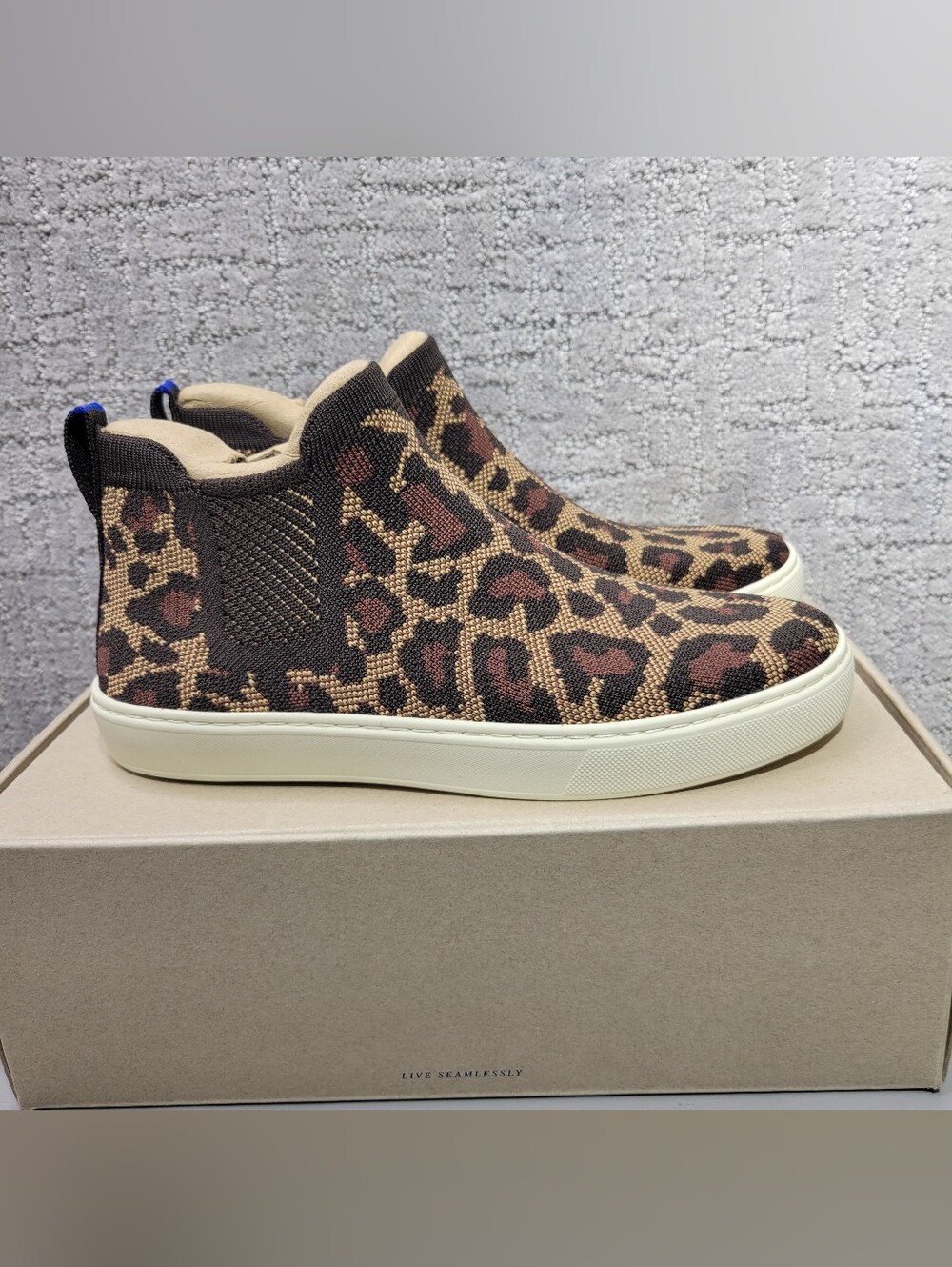 Rothy's The Chelsea Wildcat Pull On Ankle Boots Women's Size US 5.5, 6, 8 - Picture 2 of 11